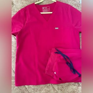 Figs XXL Ultra Rosa Scrubs